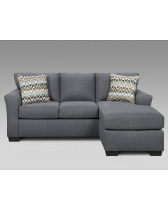 Sofa chaise longue (AFFOR/3903/COSMOPOLI.GREY)