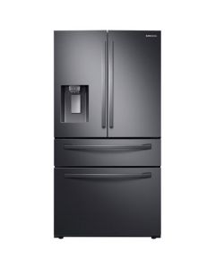 Réfrigérateur Premium 36'' à profondeur comptoir, 22,6 pi³, porte française avec technologie Twin Cooling Plus, acier inoxydable noir (SAMSI/RF24R7201SG/BLACK STAINLESS)