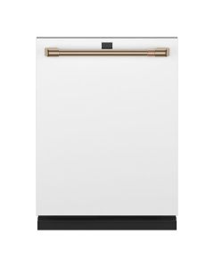 Lave-vaisselle encastré GE Café 24'' avec Wi-Fi, blanc mat (GE/CDT875P4NW2/BLANC MAT)