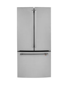 Réfrigérateur avec porte à deux battants, Café, 18,6 pi³ (GE/CWE19SP2NS1/INOX)