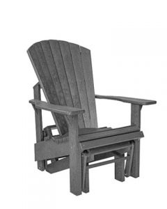 Chaise sur bille ''Monobloc'' (C.R./GLIDER G01/18 GRIS FONCE)