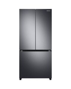 Réfrigérateur Samsung à portes françaises 17.5 pi³, acier inoxydable noir (SAMSI/RF18A5101SG/AA/)