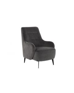 Fauteuil d'appoint (PRIMO/TELMA/CHARCOAL)