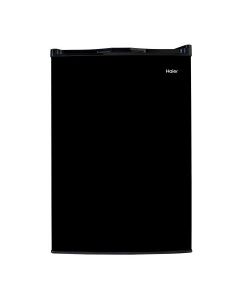 Réfrigérateur Haier compact de 4.5 pi³ noir avec demi-congélateur (GE/HC45SG42SB/NOIR)