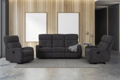 Sofa inclinable (PRIMO/YORK-S/TWILL GREY)