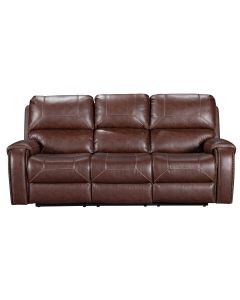 Sofa inclinable (PRIMO/EASON-S/LEAT/GEL/BRUN)