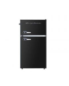 Réfrigérateur avec congélateur compact rétro de 3,2 pi³, noir (CURTI/EFR840/3.2 PI3 / NOIR)