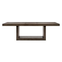 Table de cuisine en bois avec piédestal rectangulaire (MAZIN/5764DT-96/)