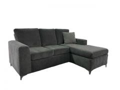 Sofa chaise longue en tissu (DORMA/BIANCA-SCL/SOTTO 46)