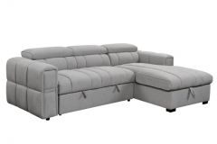 Sofa-lit en tissu gris (PRIMO/TIMON-SEC/OCTO GREY)