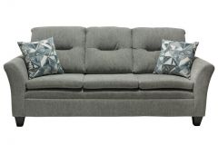 Sofa fixe en tissu (MINHA/1953-ZMI-S/ZUKO MIST)
