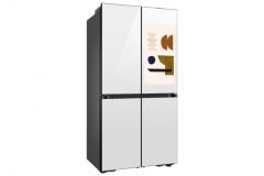 Réfrigérateur Bespoke Samsung de 23 pi3 à comptoirs profonds et 4 portes Flex (RF23DB990012/AC)