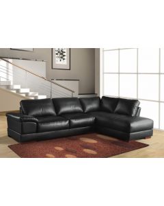 AFFLUENCE-SEC/RHF-CHAISE       - COMBO CUIR NOIR               