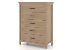Commode 5 tiroirs (VILLAGEOIS / 4386 / TAUPE)