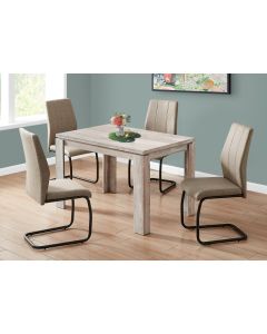 TABLE A MANGER - 32"X 48" / FAUX BOIS TAUPE  (MONARCH/I 1165)