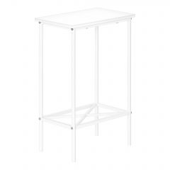 TABLE D'APPOINT - 24"H / BLANC / METAL BLANC (MONARCH/I 2079)