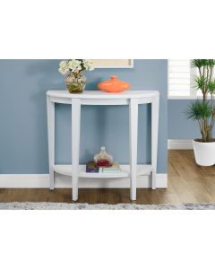 TABLE D'APPOINT - 36"L / CONSOLE D'ENTREE BLANCHE (MONARCH/I 2451)