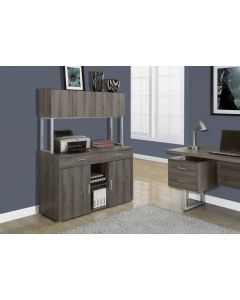 CREDENCE - 48"L / STYLE VIEUX BOIS TAUPE FONCE (MONARCH/I 7067)
