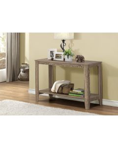 TABLE D'APPOINT- 44"L / TAUPE FONCE CONSOLE D'ENTREE (MONARCH/I 7915S)