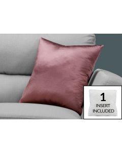 COUSSIN - 18"X 18" / SATIN ROSE / 1PC (MONARCH/I 9338)