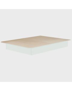 Base de lit plateforme - simple - blanc (NOUVEAU CONCEPT/894-39)