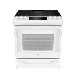 Cuisinière électrique 30 GE avec four autonettoyant de 5 pi³ blanche  (déballée)